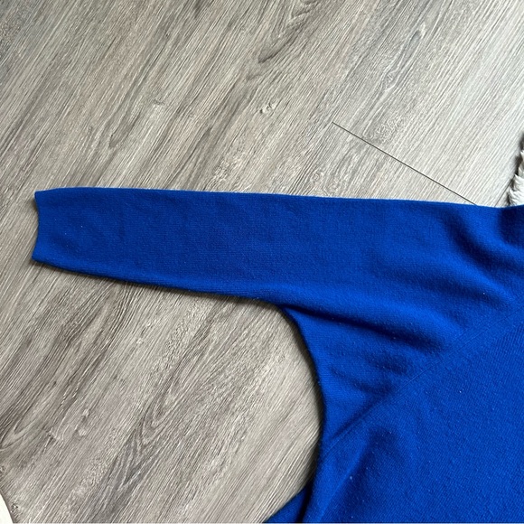 Hatch Collection Royal Blue Maternity Long Sleeve Sweater Dress - Picture 5 of 7